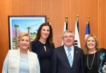 Η Yπογραφή της Διακήρυξης της Ολυμπιακής Εκεχειρίας στην αρχαία Ολυμπία